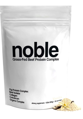 Noble grass fed beef vanilla - fed,