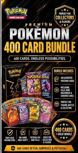 Pokemon tcg lot 400 cards - pokemon, all