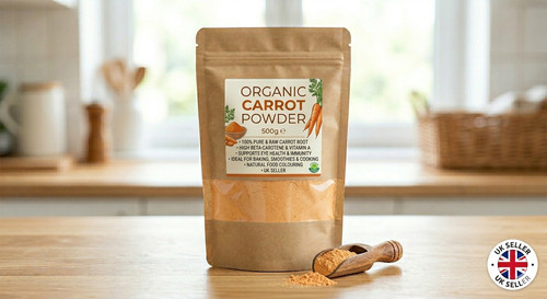 Organic carrot powder 500g - carrot,