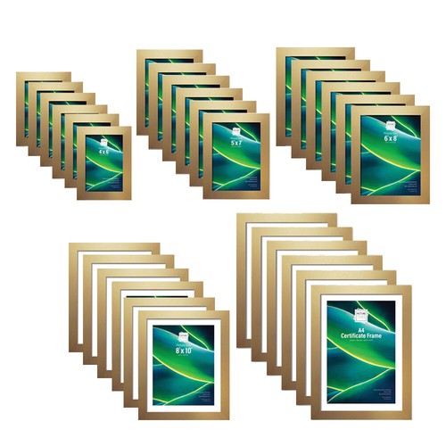 Set gold photo poster - set, of