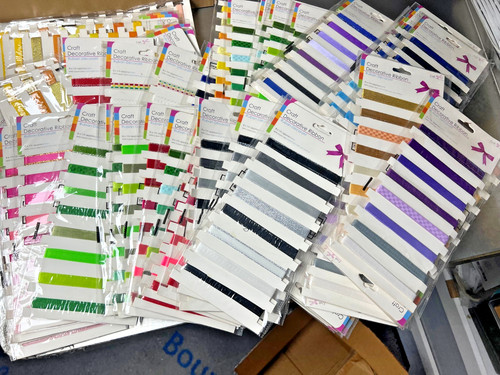 Bulk lot craft ribbon - lot,
